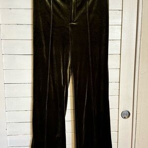 Olive Green Crop Pants